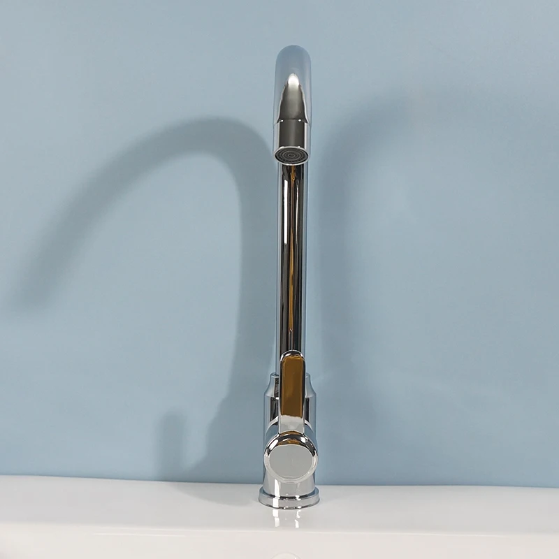 Tarpul Wholesale Bathroom Brass Single Handle Kitchen Sink Faucet Cuisine Basin Faucets Hot Cold Water Mixer details