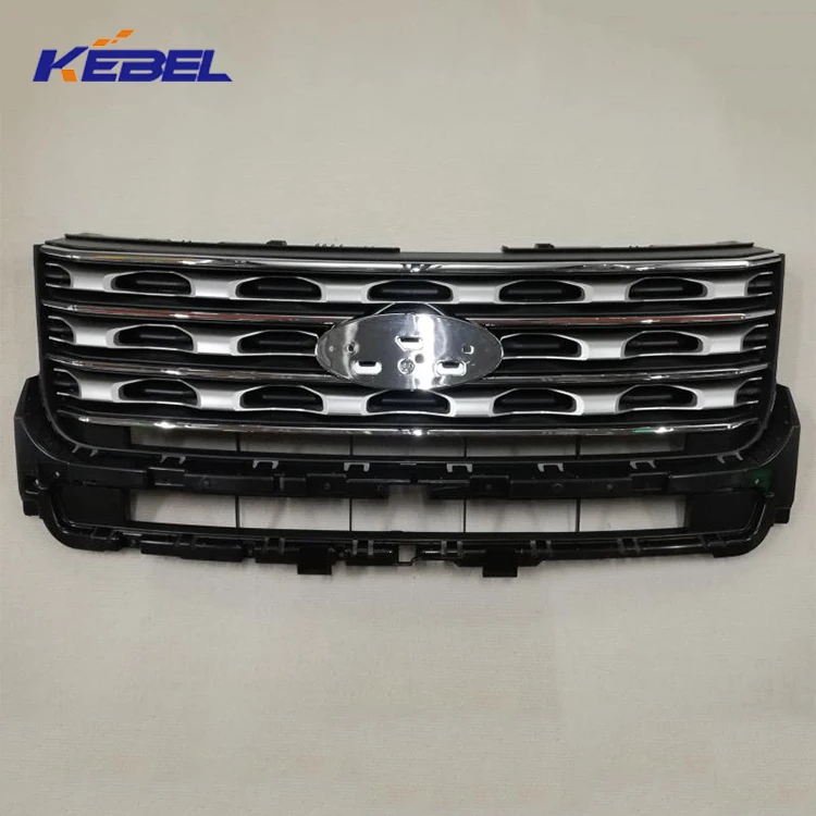 product high guarantee automobile accessories front grille large stock auto parts car grills for ford explorer 2014 2016-5