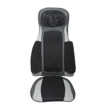 Electric low back and neck shiatsu air pressure massager cushion butt spine kneading full body car seat portable massage chair