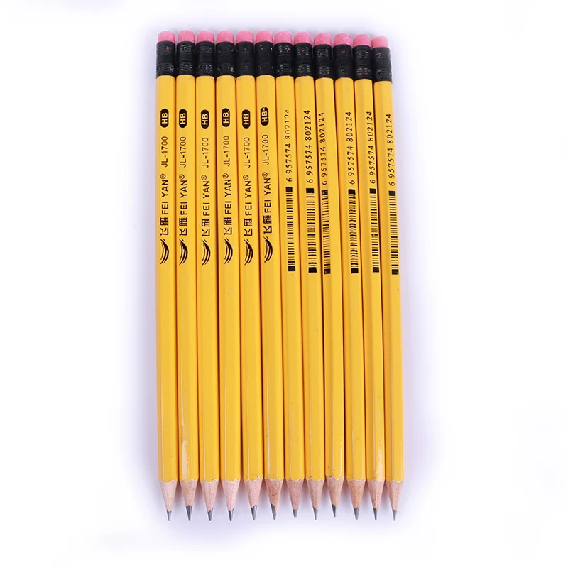 Feiyan Jl 1700 Hexagonal Hb Cheapest Bulk Of Pencils Yellow Pencil With Eraser Buy Hb Pencils Hexagonal Pencil Cheapest Bulk Of Pencils Product On Alibaba Com