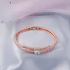 Gold Rose Real Gold Electroplating Inlaid With Diamond Rose Gold Bracelet Bracelet Bracelet For Girlfriend