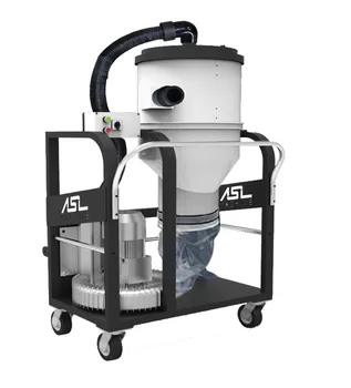 ASL strong power 5.5kw industrial rvacuum cleaner Heavy Duty cleaning with blowing, suction function