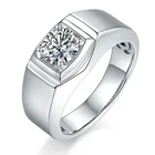 Rings Rings Manufacture Price Mens Moissanite Jewelry 1 Carat Gold Plated Wedding Rings Bulk For Bridegroom