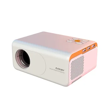 E1A android compatible iOS TV download mobile same screen home theater education business smart mini portable projector