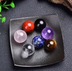 Gem Hot Selling Natural Crystal Gem Crystal Ball 7 Chakra Ball Set Of Specimens Manufacturers Straight