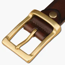 Carosung Buckle Supplier Custom 40mm Antique Brass Belt Buckle for 38mm Men Belt