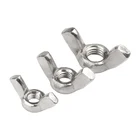 Nut Nuts 10-32 Black Zinc Alloy Washer Wing Nut DIN315 Zinc Wing Nuts With Rounded Wings