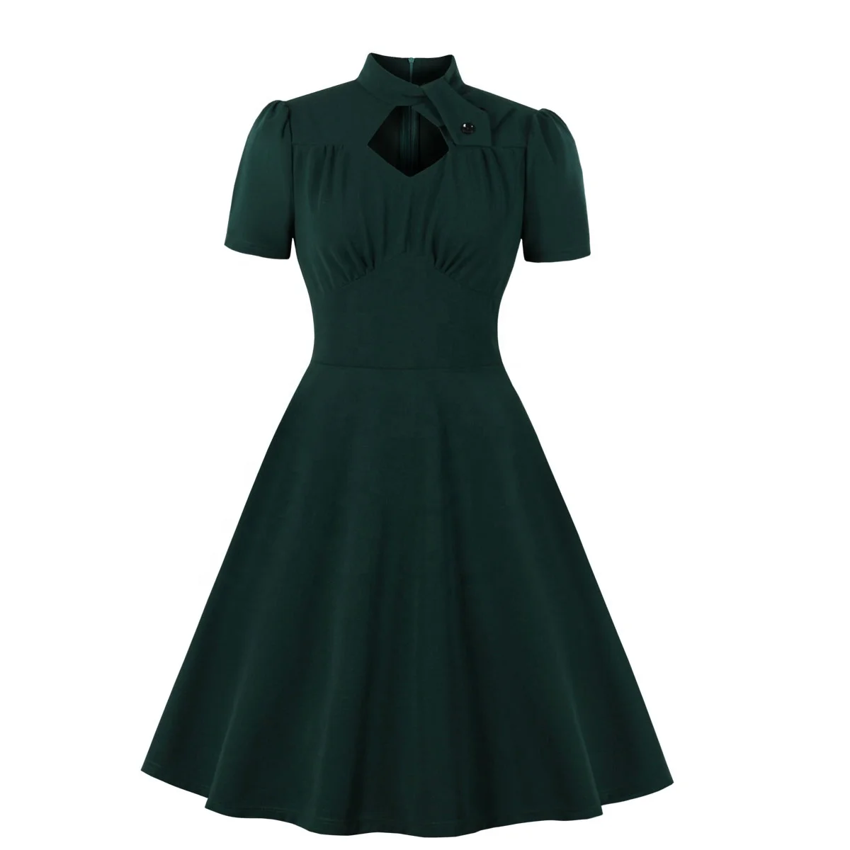 1940s Flared Evening Dress Swing ...