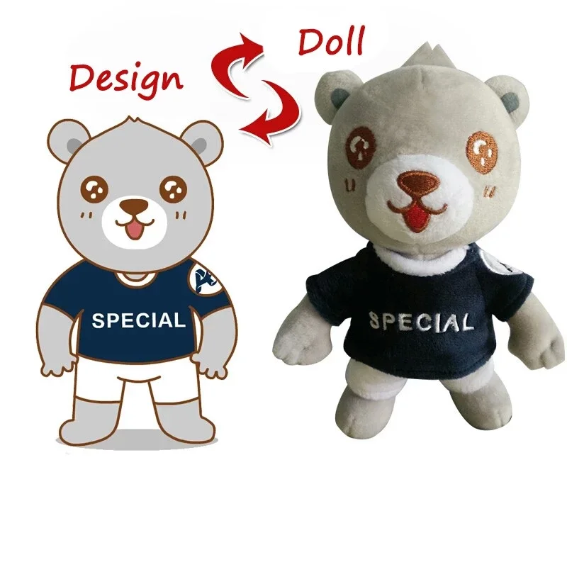 Handmade custom plush dolls oem customized Pink Stuffed animal wholesale Toys Dolls