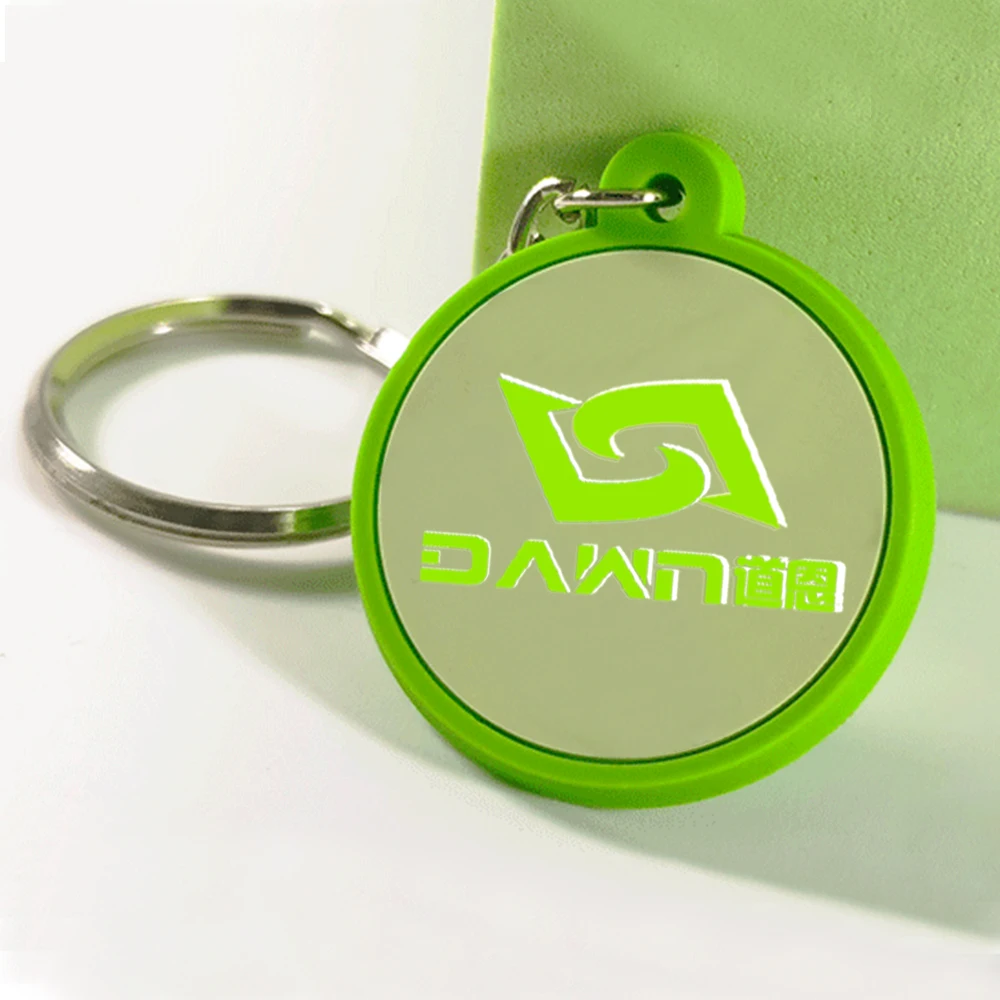 Customized Printed Logo Keychain Promotional EVA Plastic Metal Silicone Acrylic Gift in Different Shapes for Business Promotion