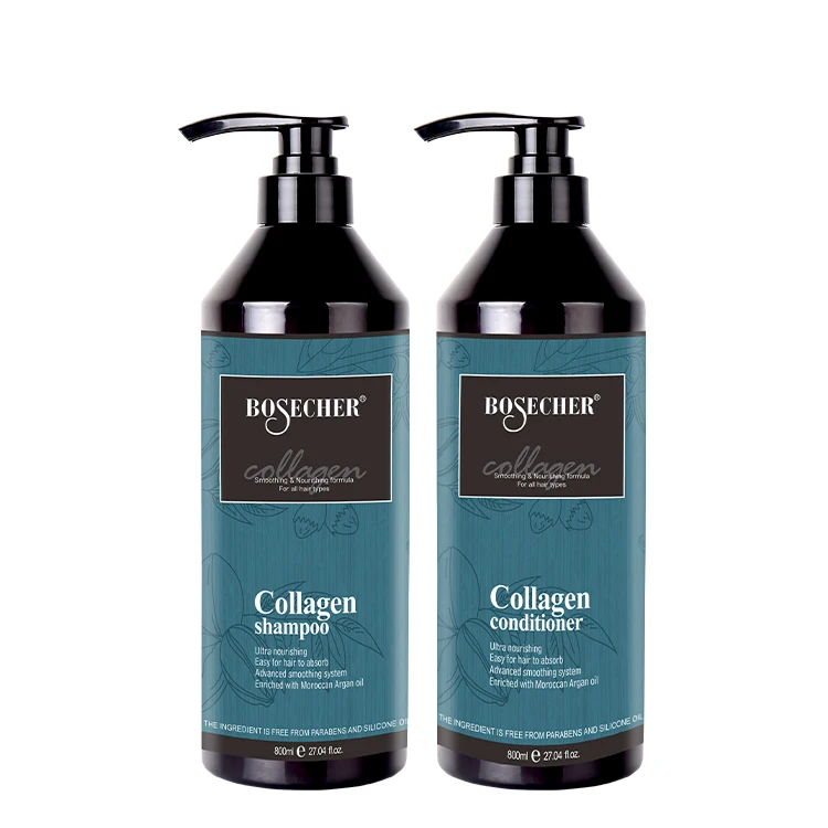 In Stock Wholesale Price Italy Original Collagen Professional Treatment smoothing and nourishing Shampoo And Conditioner