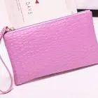 Purse Fashion Crocodile Pattern Coin Purse Women's Simple Leather Handbag Mini Mobile Phone Bag Wholesale