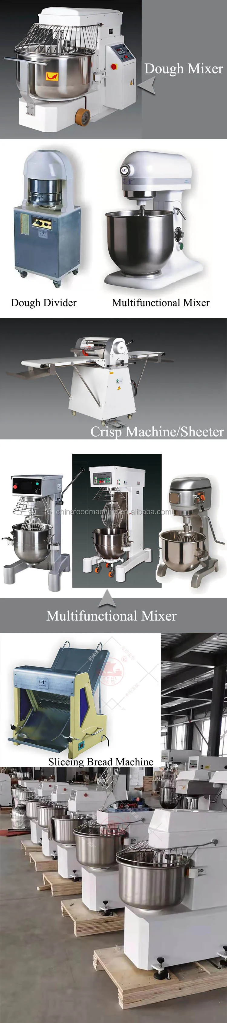 Hot Selling Food Powder Blender Flour Mixing Dough 15 Liters Cake Machine Mixer Planetary details