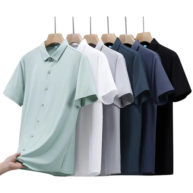Polo T-shirt  Blank Plain Tee High Quality Custom Plus Size Men's Polo T Shirts For Men Stylish