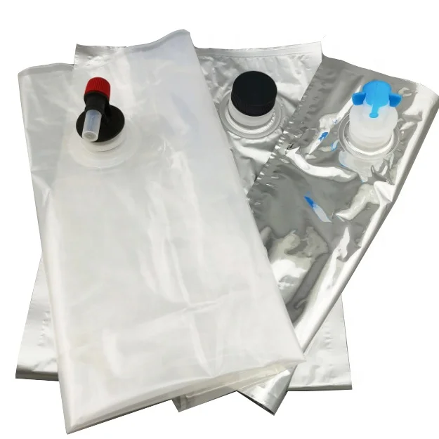 5L 10L BIB bag in box with valve  bag packaging for juice liquid wine beverage coffee