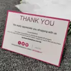 Cards Card Custom Colorful Business Greeting Cards Thank You Card
