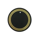 Heart Tag Round Tags High Quality Heart Shaped Tag Hot Stamp Foil Round Paper Tag Jewelry Tag