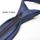 Ties Ties Men Neckties Ready To Ship Mens Zipper Ties Fashion Plaid High Quality Zipper Necktie