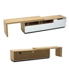 Furniture Wood Small Living Room Furniture Wooden TV Cabinet TV Stand With Drawer And Extended Top