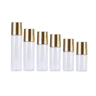 Plastic Bottle With Lid Wholesale 250ml 200ml 180ml 150ml 120ml 100ml Plastic Bottle With Gold Lid