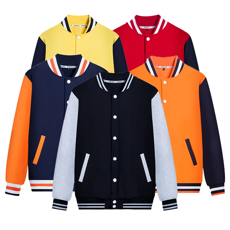 slim fit varsity jacket