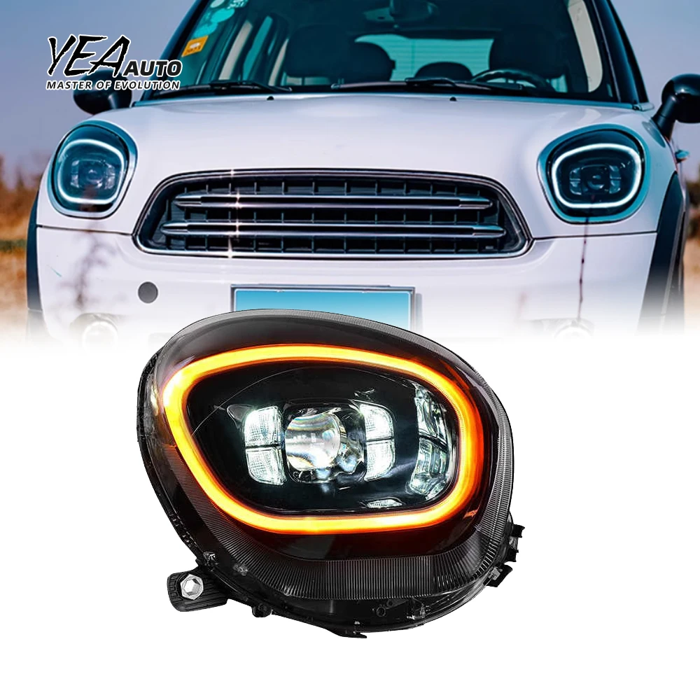 product auto lighting systems led headlight for mini countryman r60 headlights 2011 2016 head light led head lamp plug and play136-4