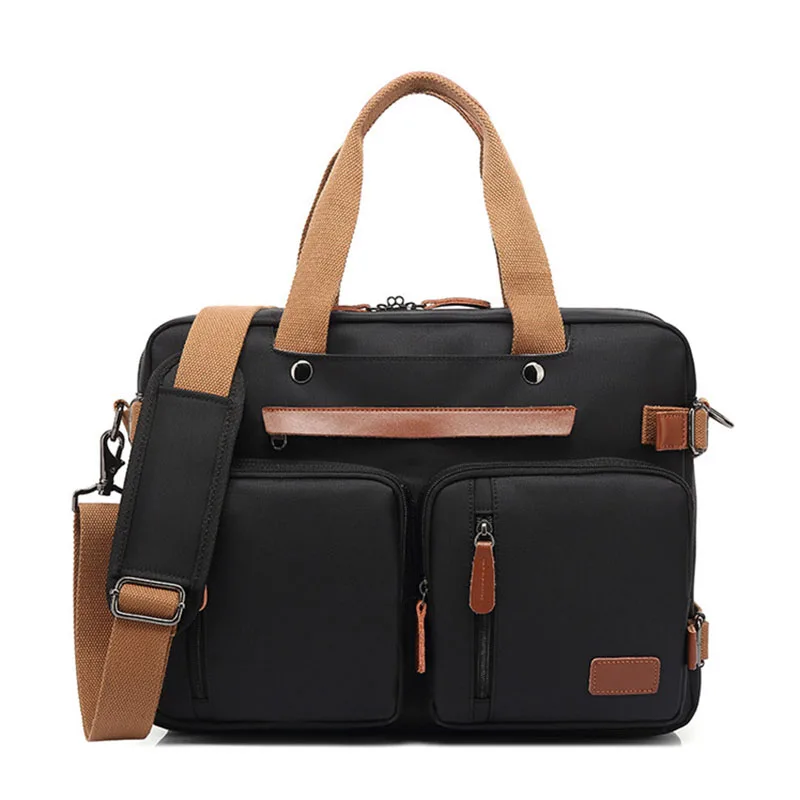 S-ZONE Oversize Oxford Nylon 17.3 inch Laptop Case Messenger Shoulder Laptop Bag Briefcase 