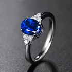 Ruby Ring Rose Gemstone Band Men 925 Silver 2021 Natural Couple Promise Red Ruby Ring