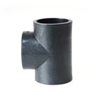 Pipe Socket Large Series HDPE PE Pipe Fitrting PE Socket Fusion Equal Tee PE Pipe Joint For Water
