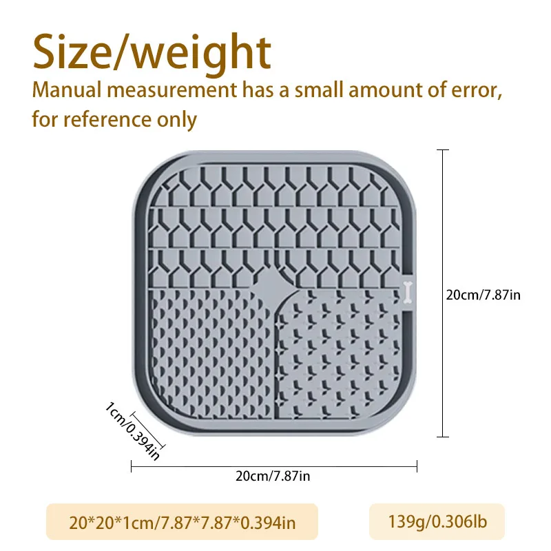 Custom Logo High Quality Eco-Friendly Dog Slow Feeder Bowl Accessory Colorful Silicone Dog Licking Mat factory