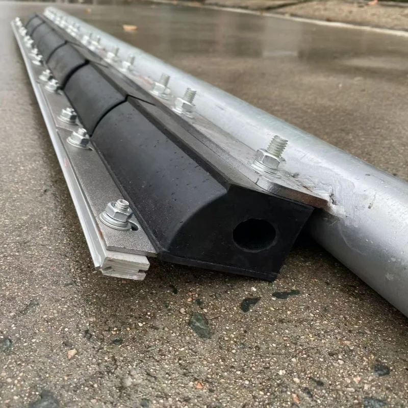 Heavy-Duty Alloy Finisher Replaceable Blades for Mining Conveyors for Cleaning the Surface of Slurry Belts supplier