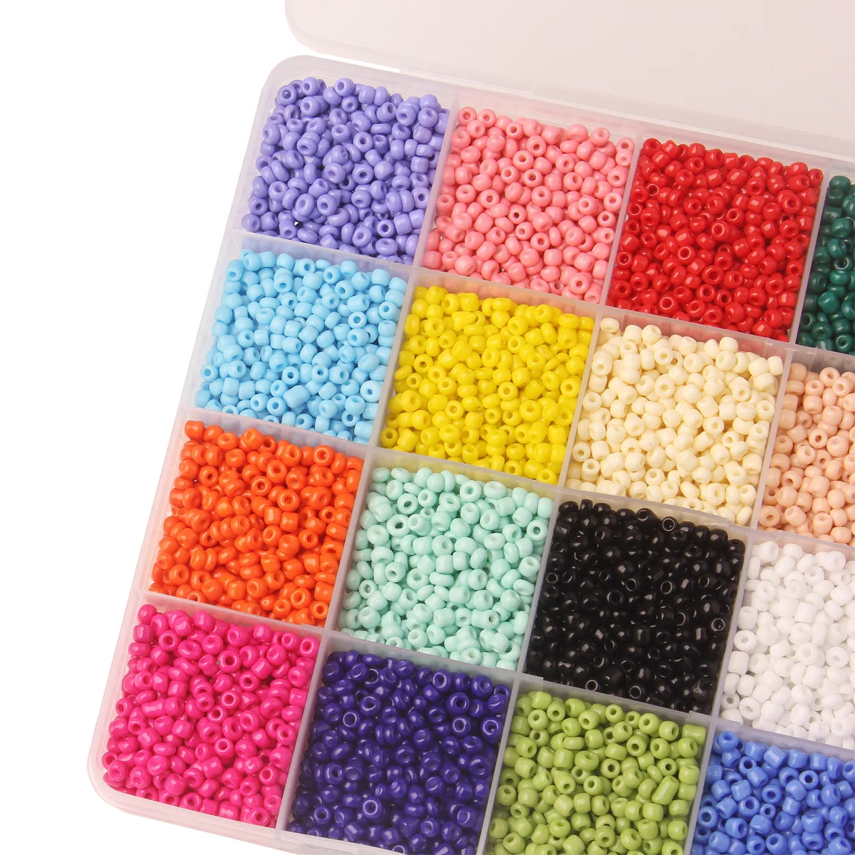 3mm 4mm Glass Seed Beads Colorful Miyuki Beads For Bracelet Making