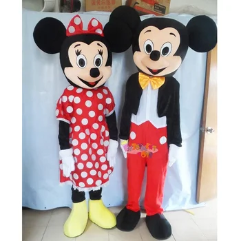 Enjoyment CE cartoon mickey and minnie mascot costume for adult