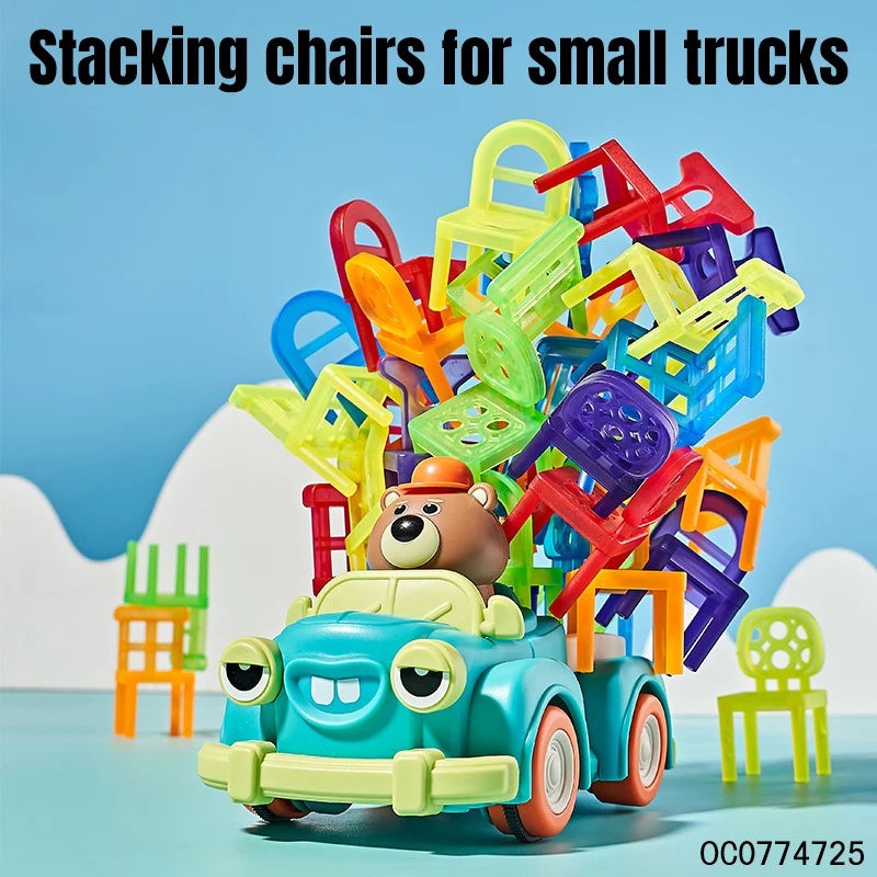 Board game manufacturer electric truck chair stacking blocks balancing game toy
