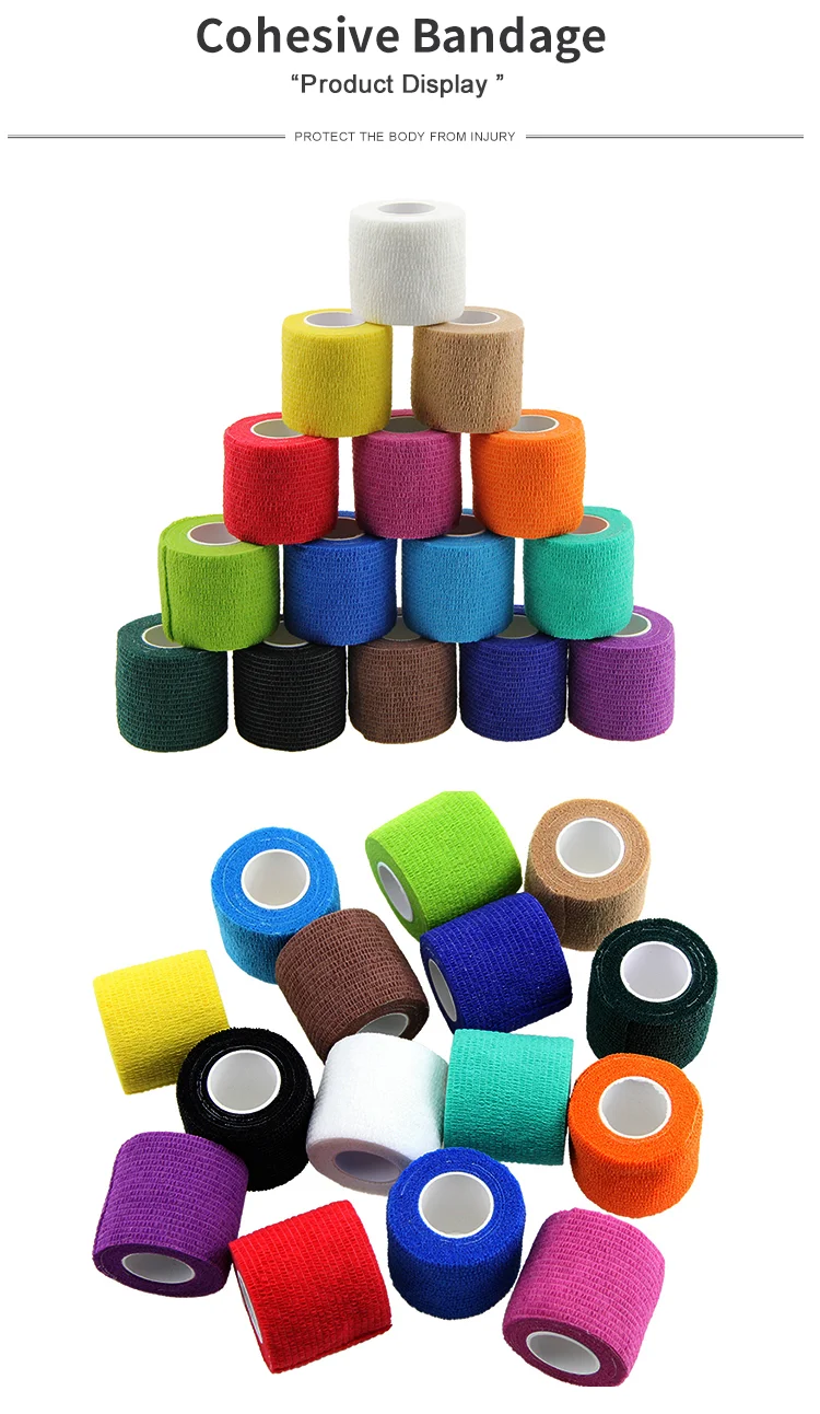 Medical Elastic Cohesive Self Adhesive Bandage Venda Elastica Autoadhesiva Adhesive Bandage