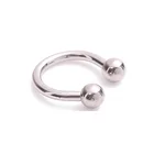 Barbell Piercing Horseshoe Piercing Barbell Piercing 16G ASTM F136 Titanium Internally Threaded Circular Barbell Horseshoe Ring Horseshoe Piercing