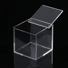 Acrylic Wholesale Custom Cube Clear Acrylic Compartment Display Box High Gloss Clear Acrylic Box
