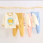 Kid Girls' 100% Cotton Elastic Kid Underwear Set Girls' 2 Piece Sets Children Pajamas Sets