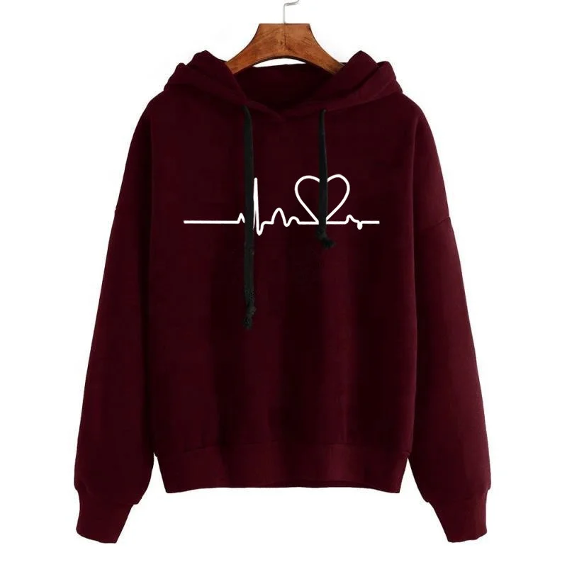 Women's Casual Long Sleeve Drop Shoulder Oversized Pullover Hoodie Sweatshirt Tops