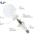 Led 5w Led LED Bulb Raw Material 3W 5W 7W 9W 12W 15W 18W Self Moulded A60 Bulb SKD Lighting For Indoor Lighting