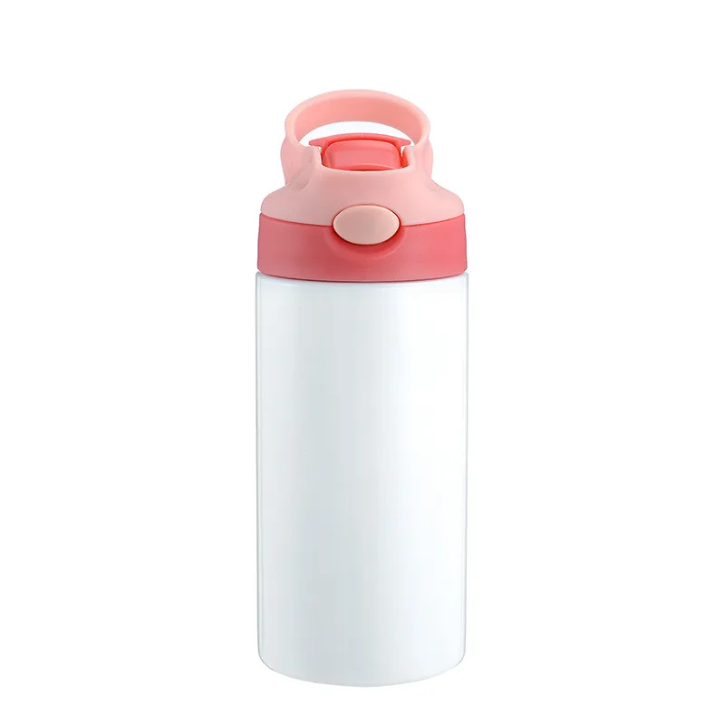 wholesale custom logo Double Wall Straight Skinny Sublimation Tumbler 20oz White Glitter Sublimation