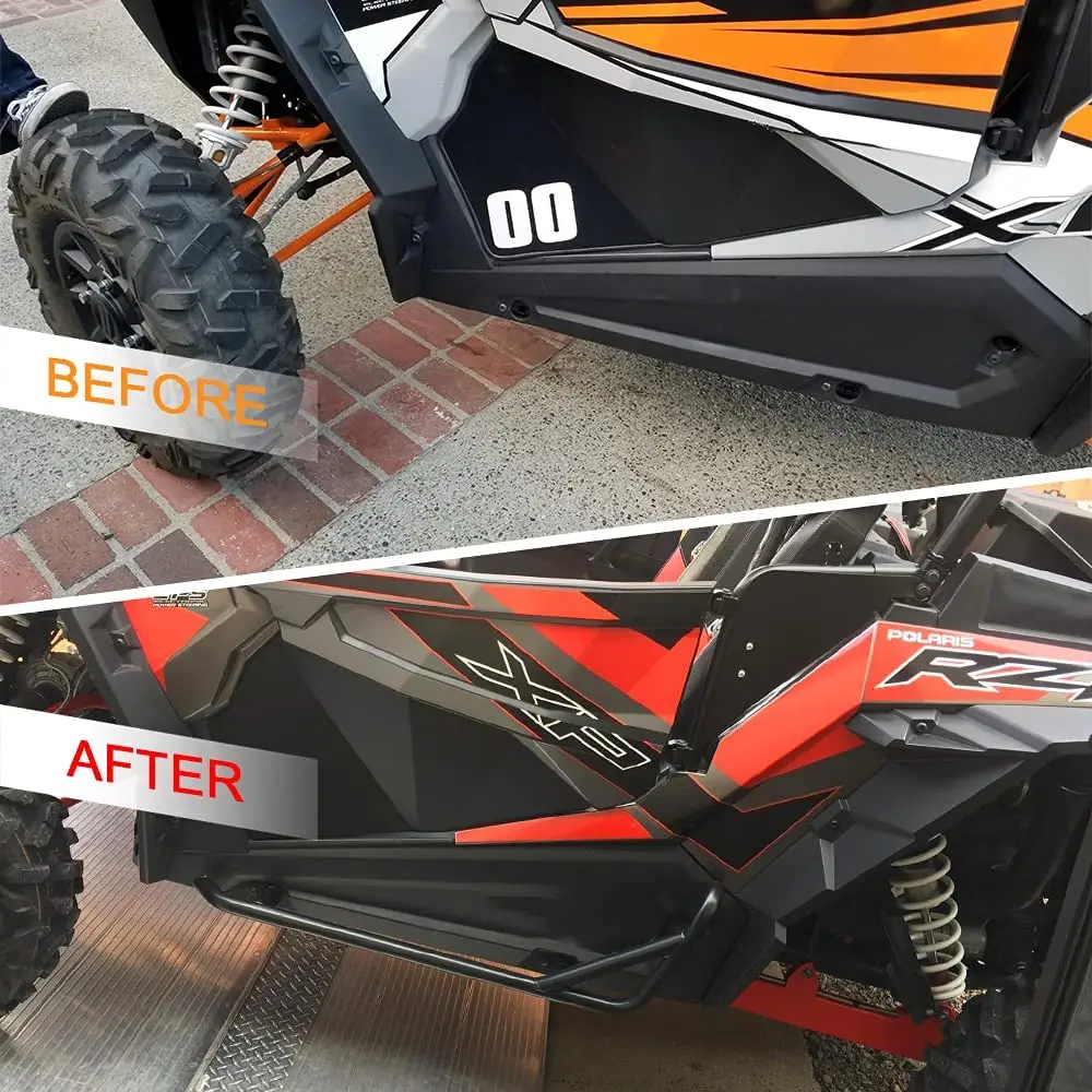 Utv Nerf Bars Rock Sliders Side Step Fit For Polaris Rzr 900 Trail 900s 1000s 1000xp Turbo 2