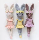Doll New Handmade Crochet Knitting Knitted Wool Doll Animal Stuffed Plush Toy Baby Sleeping Bunny Rabbit Doll Gift