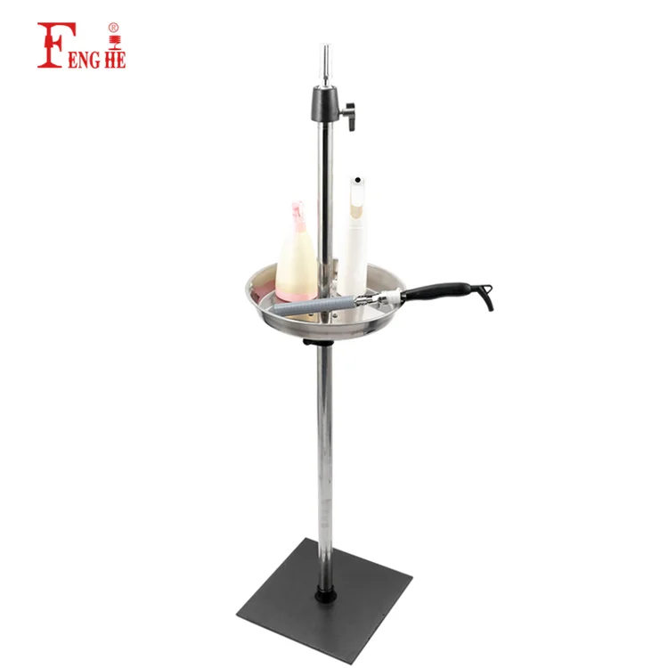 Factory wholesale Metal Mannequin Head Stand Adjustable Wig Stand Tripod For Hairdressing Training Canvas Block Head Stand