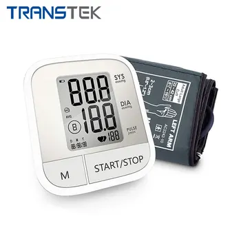 TRANSTEK Home Use Best Upp Arm LCD Display Heart Rate Pulse Meter Blood Pressure Monitor Digital BP Testing Machine