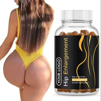 Halal Sugar Free Hip Butt Enlargement Gummies Buttock Butt Enhancement Gummy Bbl Gummies For Women