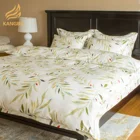Bedding Custom White 100% Cotton Bedding Set 5 Pieces Bedding Sheets Sets For Home