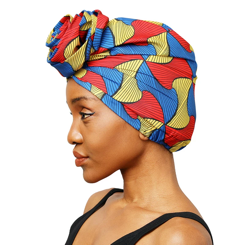 Wholesale African Pattern Flower Satin Lined Turban Headscarf Pre-tied  Knotted Women Hair Accessories - Buy African Pattern Flower Turban,Satin  Headscarf,Pre-tied Knotted Turban Product on Alibaba.com