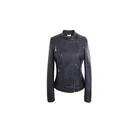 Winter Lapel Zipper Warm Pure Color High Quality Jacket Autumn And Winter Black Long Sleeve Women's Jacket