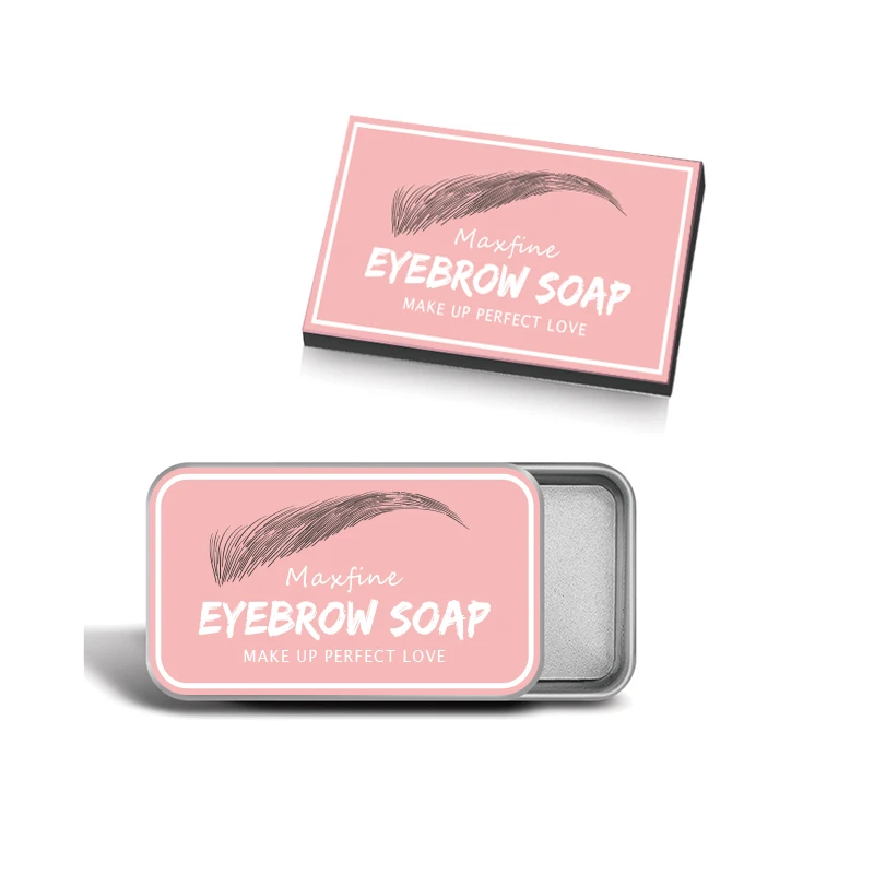 Soap Brows Eyebrow Makeup Waterproof Vegan Shaping Brow Wax Clear Styling Eyebrow Soap Private Label